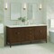 James Martin Vanities 72'' Double Vanity, Mid Century Walnut w/ 3 CM Lime Delight Quartz Top 485-V72-WLT-3LDL - alternate 5